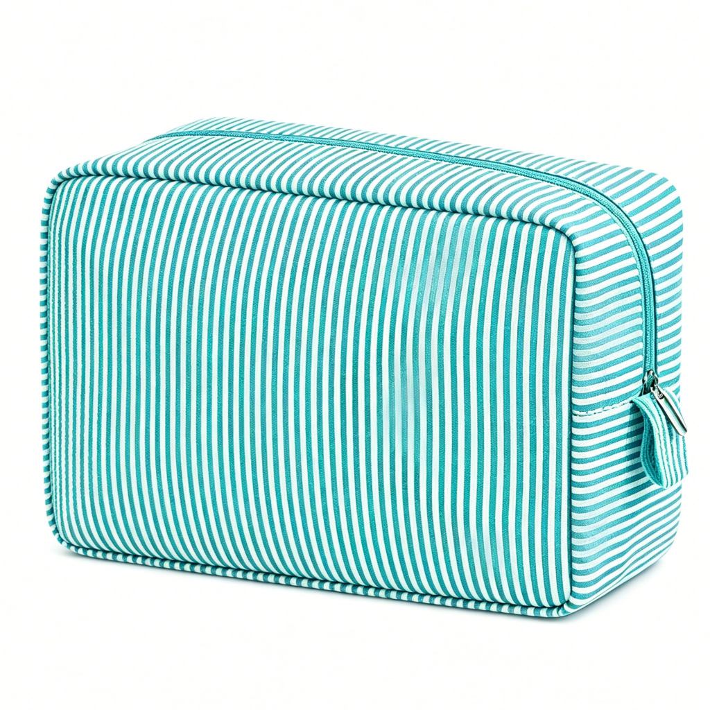 The Seersucker Pouch