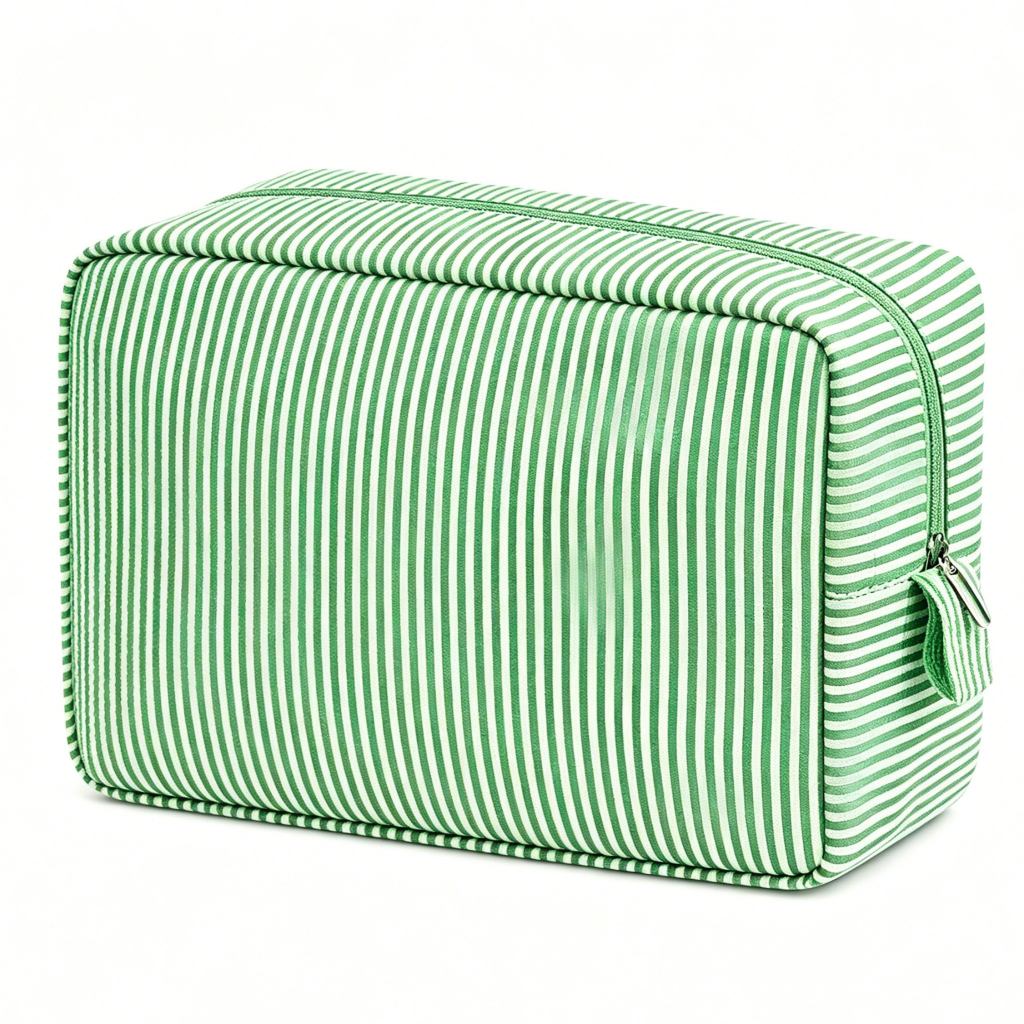 The Seersucker Pouch
