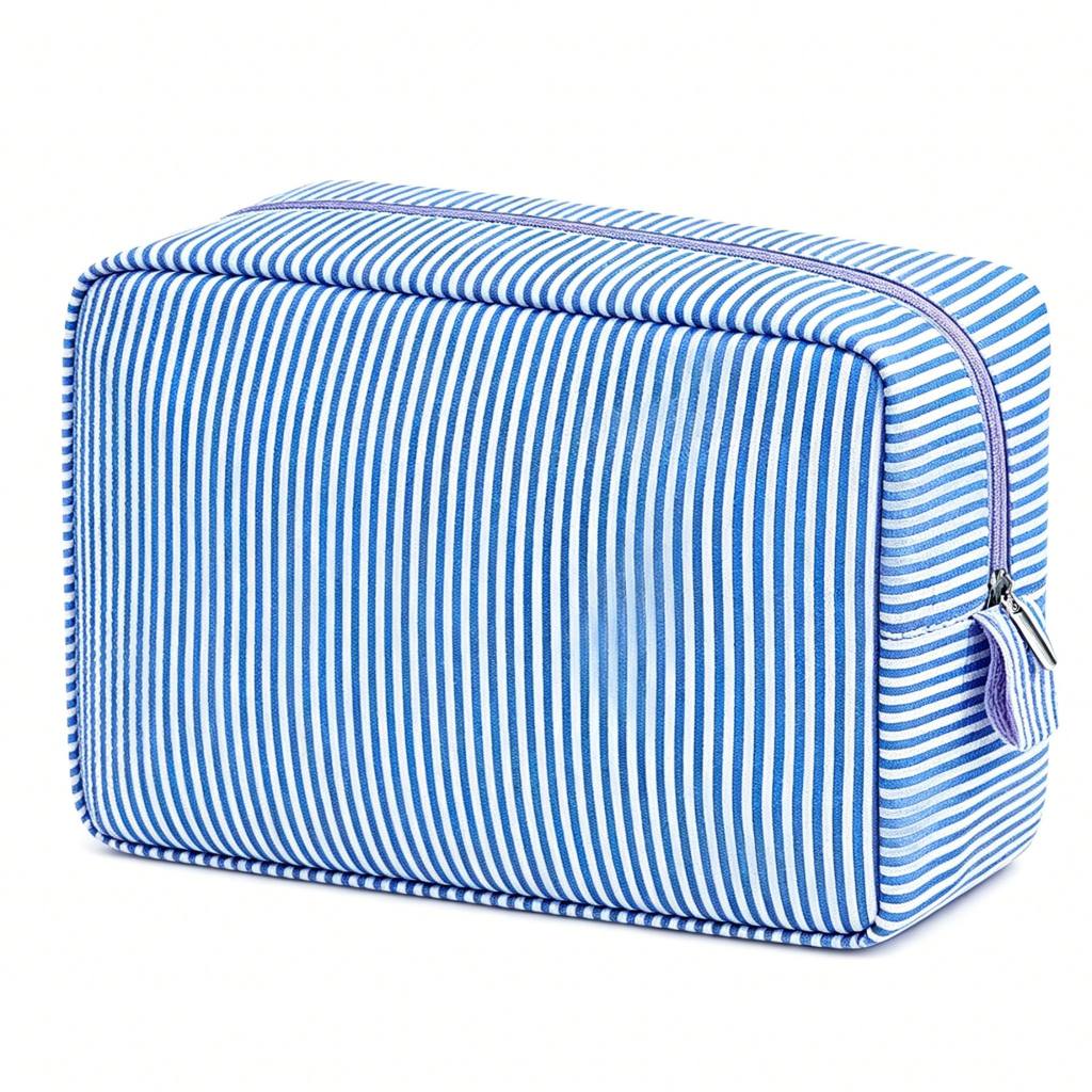 The Seersucker Pouch